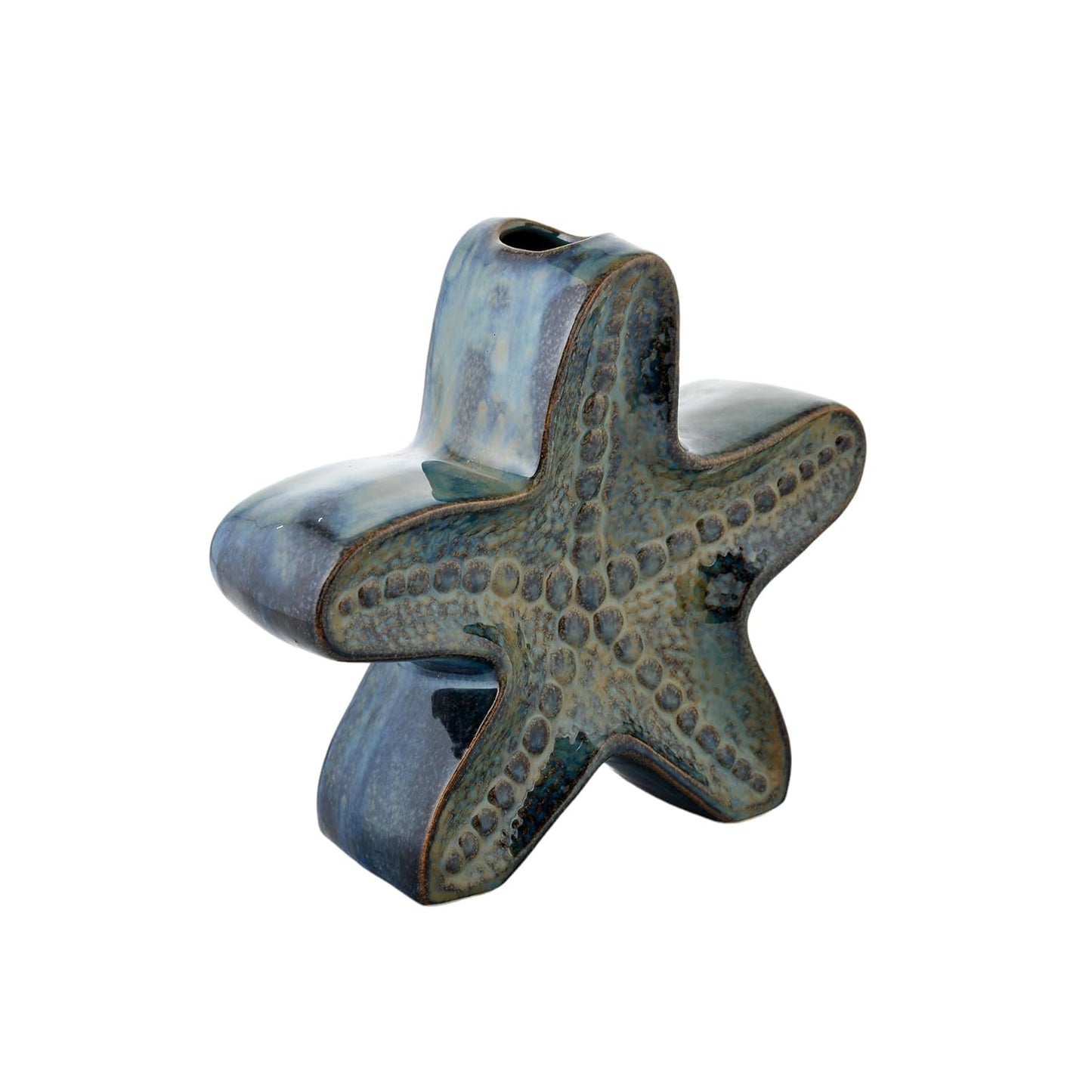 Arteclay Blue Ceramic Starfish Vase