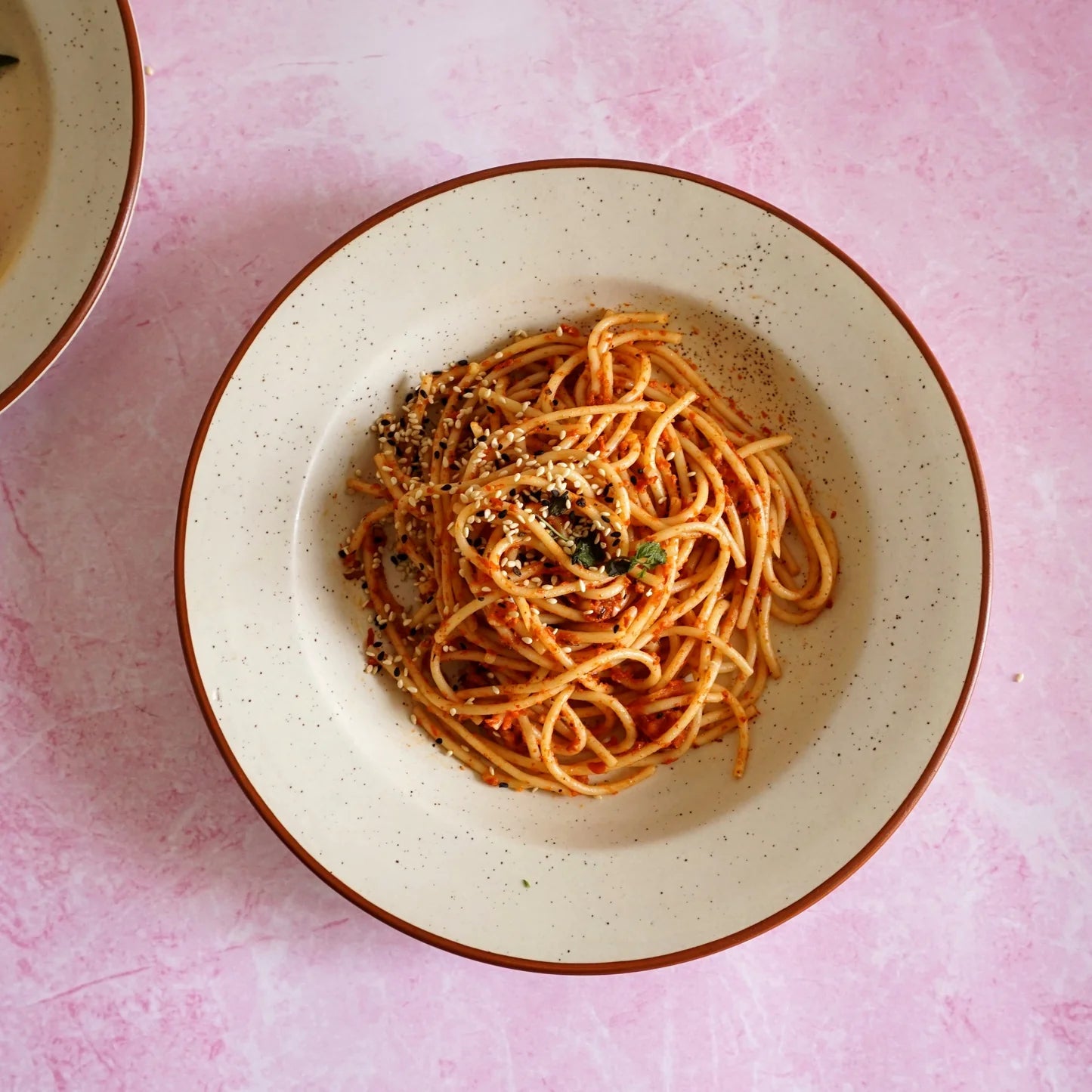White Soup and Pasta Platter