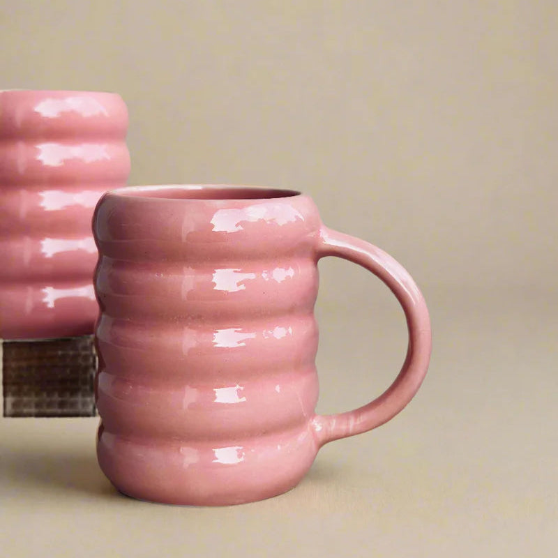 Ripple Pink Mug
