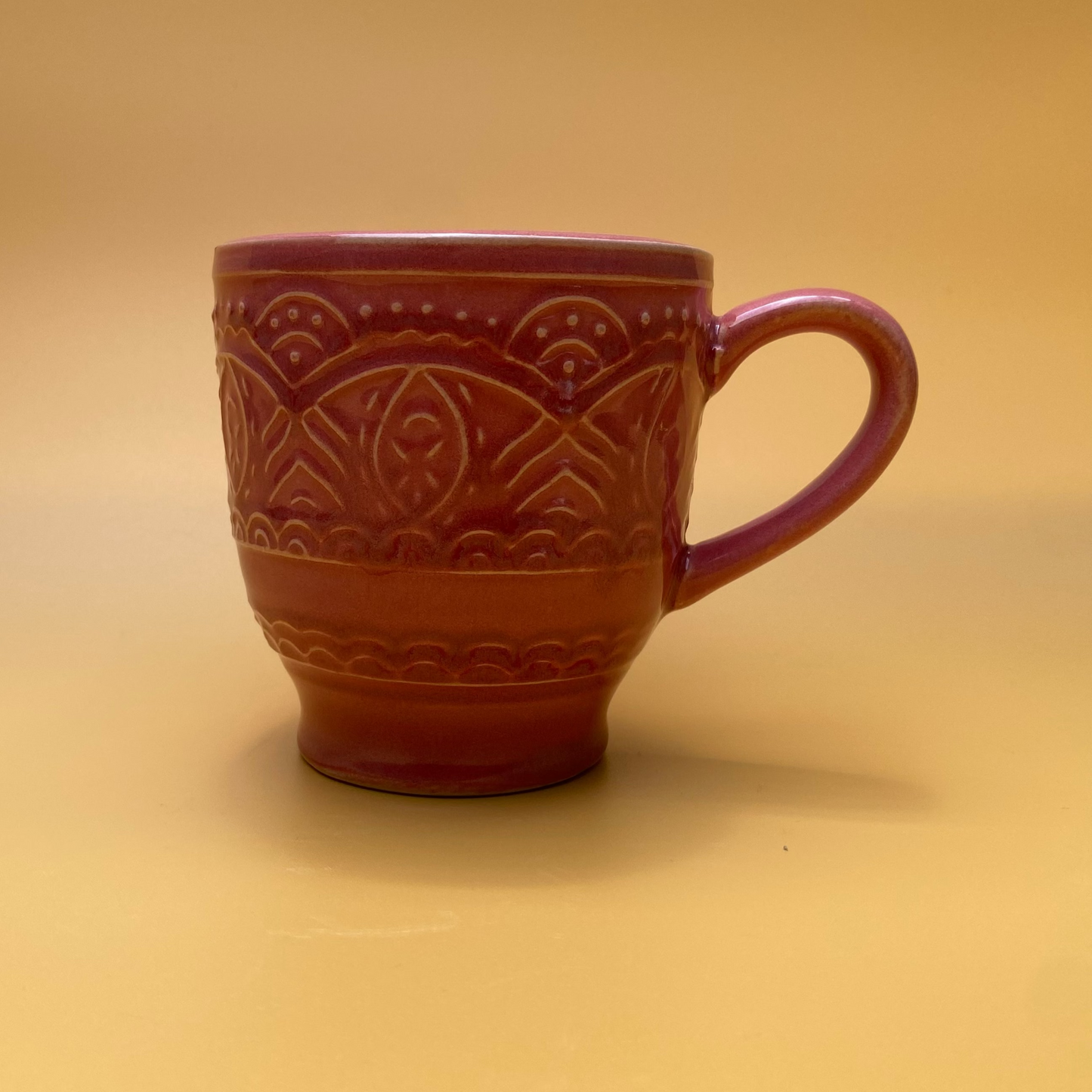 ARTECLAY Hand-Crafted Ruby Lace Mug✨