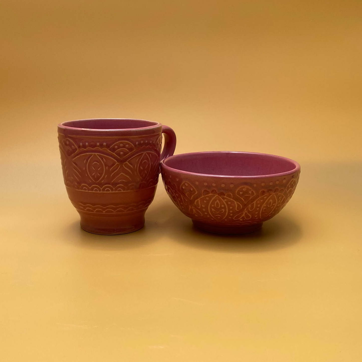 ARTECLAY Hand-Crafted Rouge Époque Mug With Bowl✨