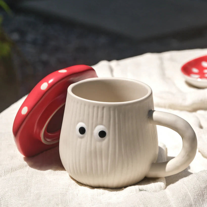 Mushroom Mug with Lid (250ml)