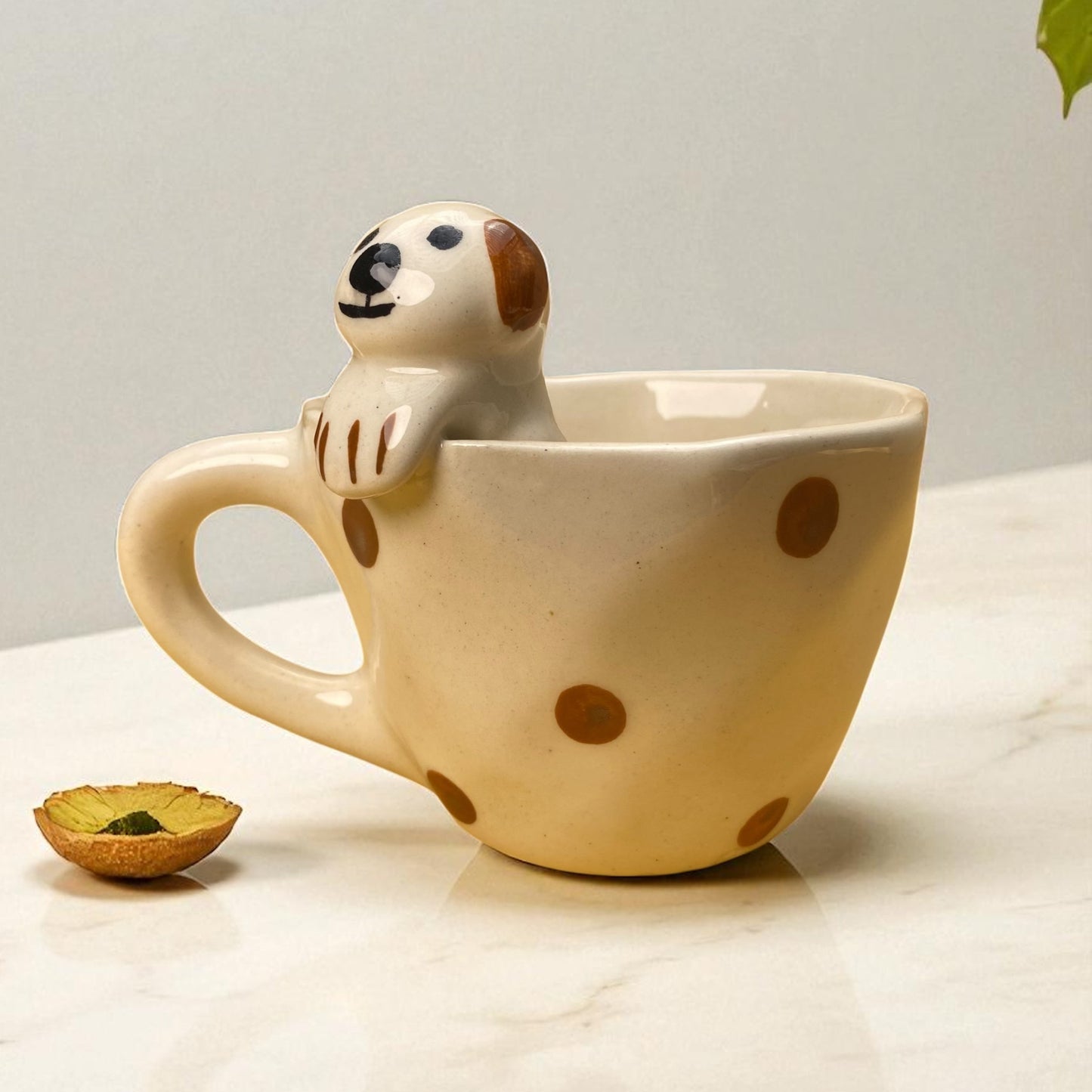 Puppy Polka Dot Cup (200ml)