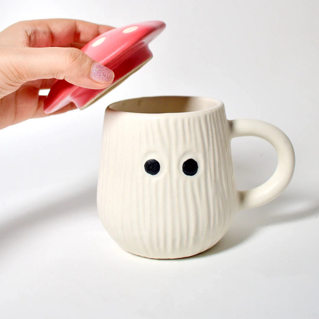 Mushroom Mug with Lid (250ml)