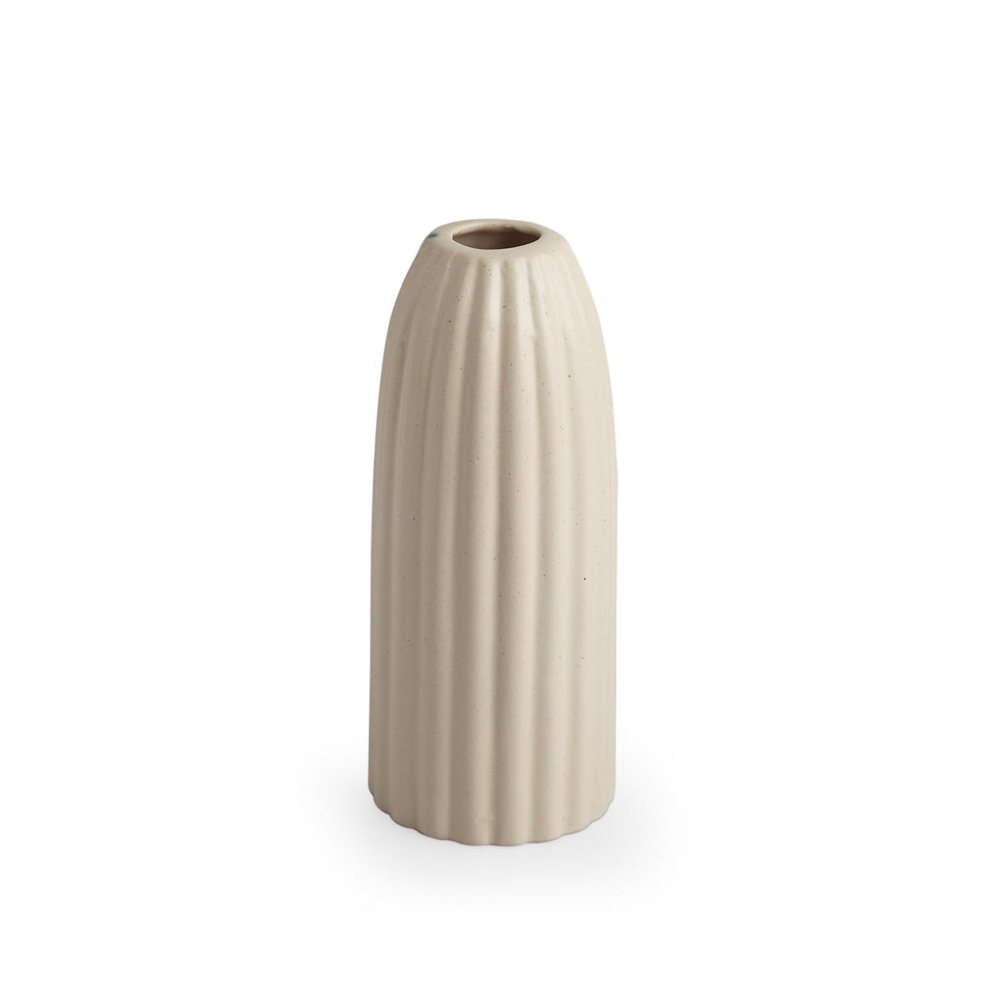 Ribbed Flower Vase