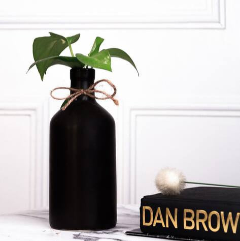 Black Bottle Vase