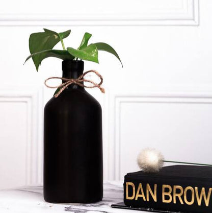 Black Bottle Vase