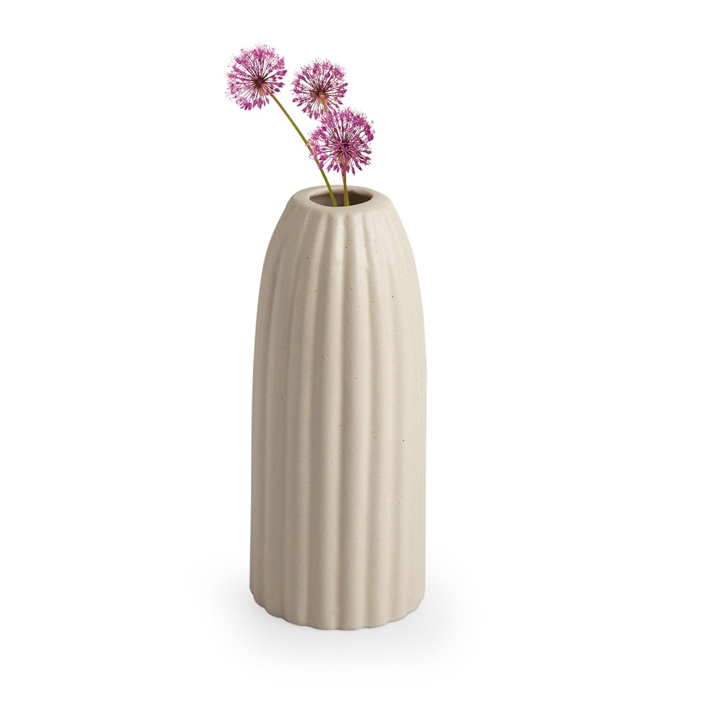 Ribbed Flower Vase