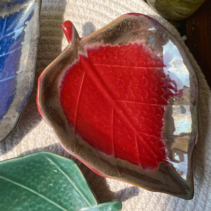 Red Leaf Platter