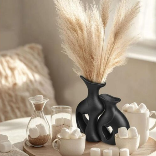 Heart Shaped Vase - Set of 2