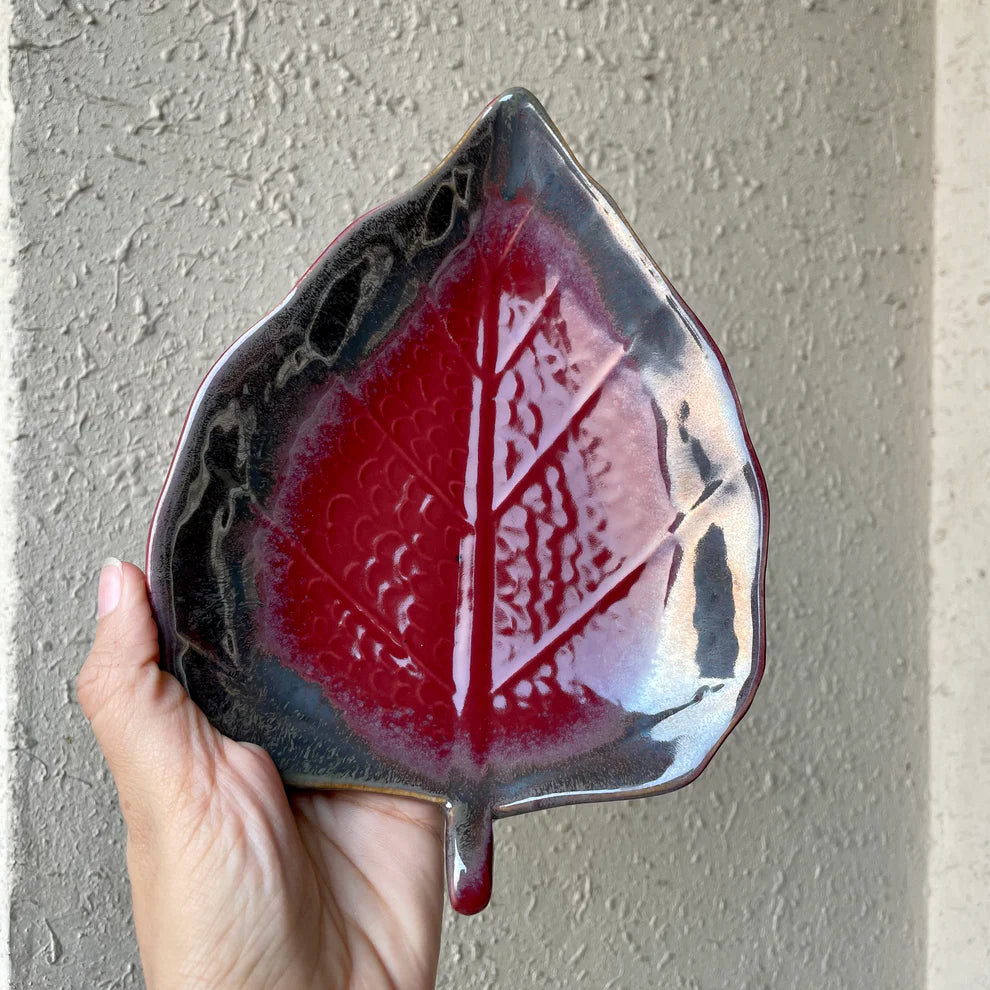 Red Leaf Platter