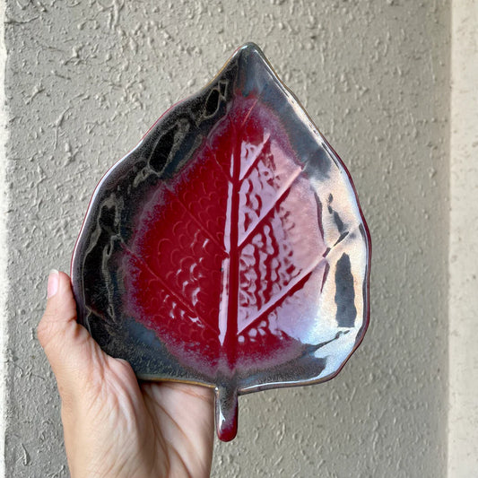 Red Leaf Platter