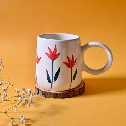 Coral Tulip Everyday Mug