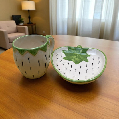 Strawberry Cup and Saucer