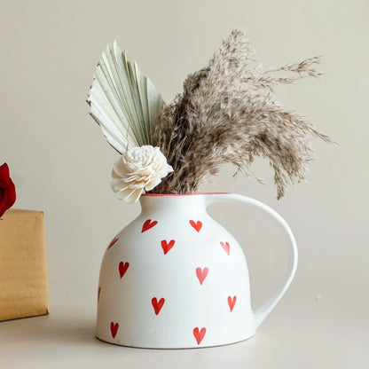 Heart Jug Vase