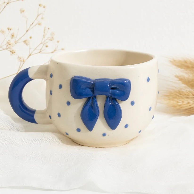 Blue Bow Mug