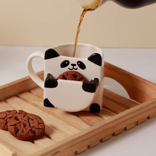 ARTECLAY Hand-Crafted Panda Pocket Mug✨