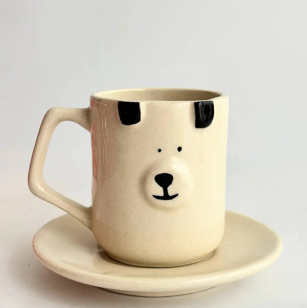 Bear Mug and Saucer