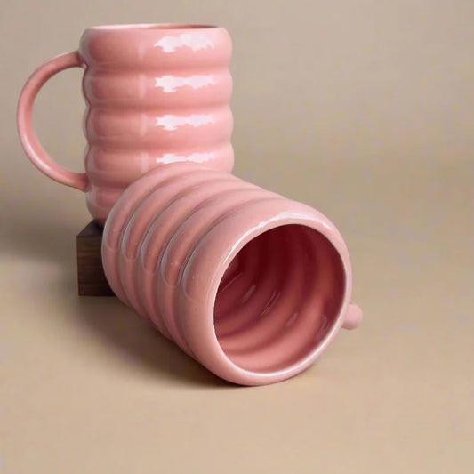 Ripple Pink Mug