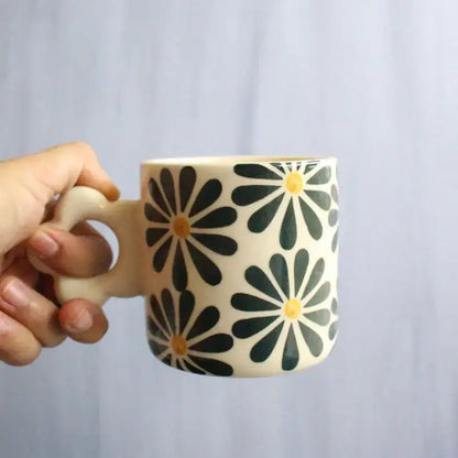Blue Morning Mug and Saucer