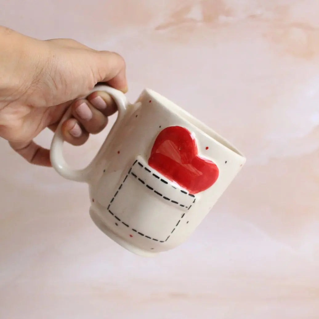 Pocket Heart Stack Mug