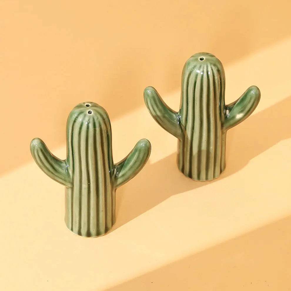 Cactus Salt & Pepper Set