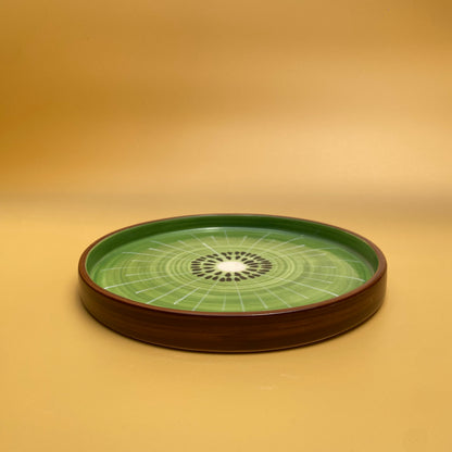 ARTECLAY Hand-Crafted Kiwi Slice Dessert Plate✨