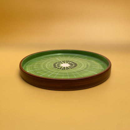 ARTECLAY Hand-Crafted Kiwi Slice Dessert Plate✨