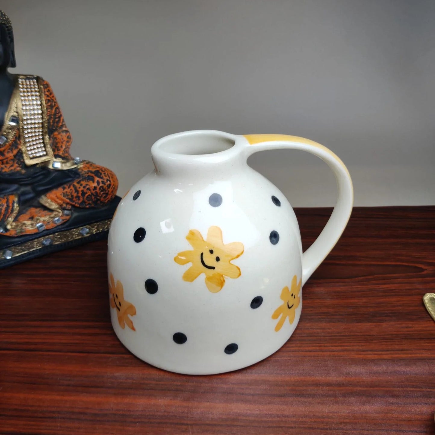 Flower Smile Jug Vase