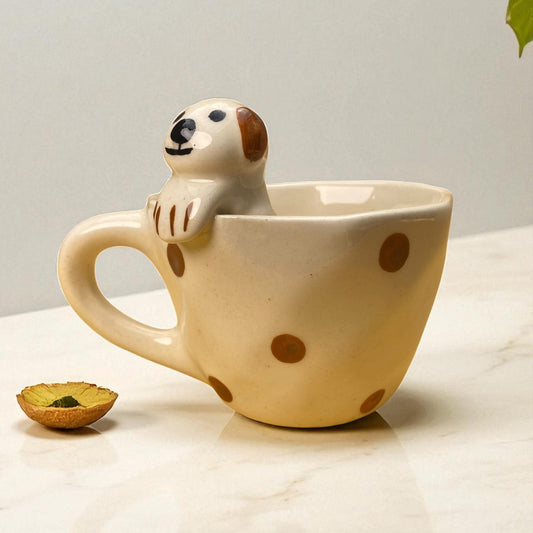 Puppy Polka Dot Cup (200ml)