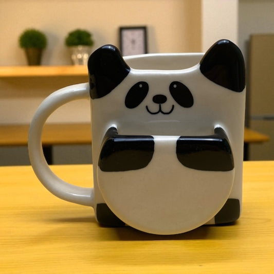 3D Panda Face Mug – Cute Animal Lover Gift – (250ml)