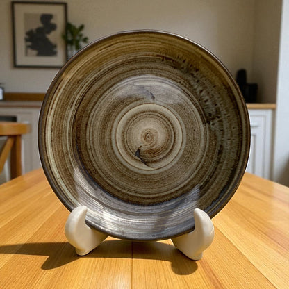 Earth Swirl Quarter Plate