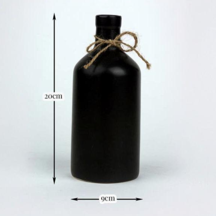 Black Bottle Vase