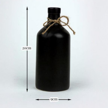 Black Bottle Vase