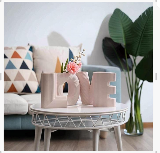 Huge Love Vase - Set of 4