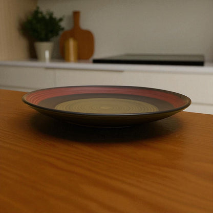 Terracotta Spiral Dinner Plate
