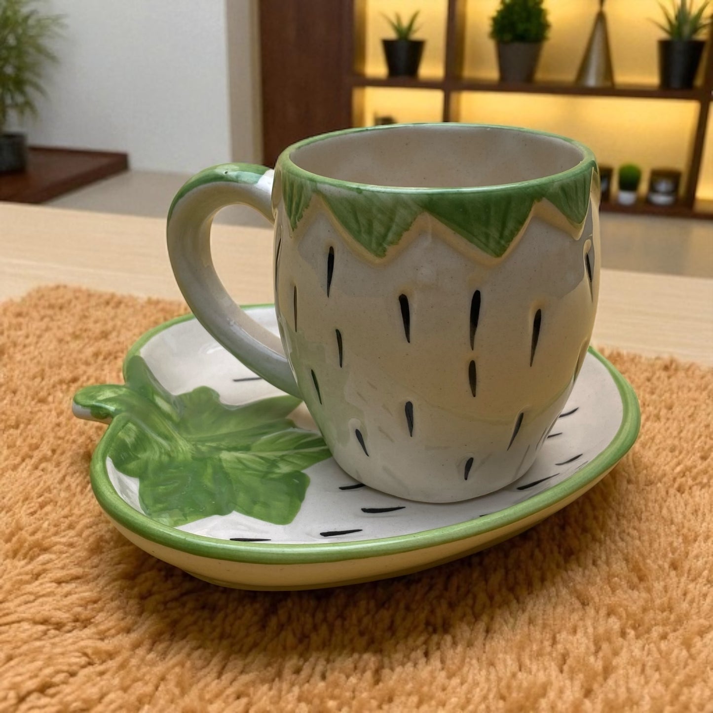 Strawberry Cup and Saucer