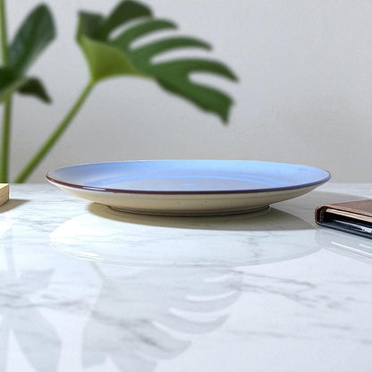 White Speckle Dinner Plate