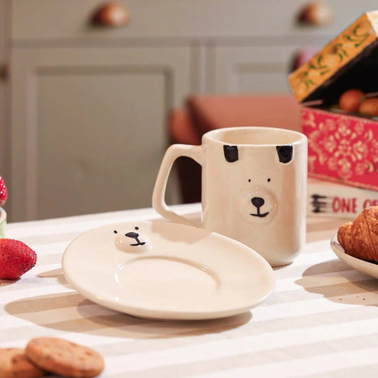 Bear Mug and Saucer