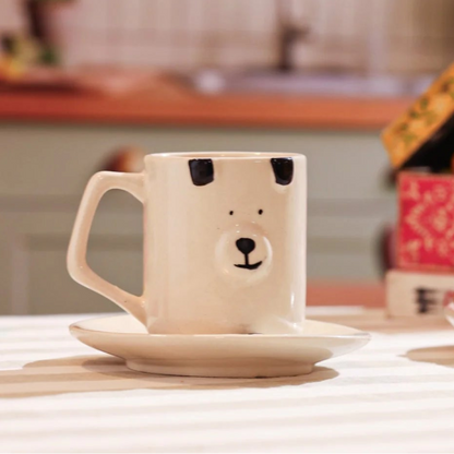 Bear Mug and Saucer