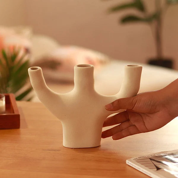 Triple Artistic Candle Holder