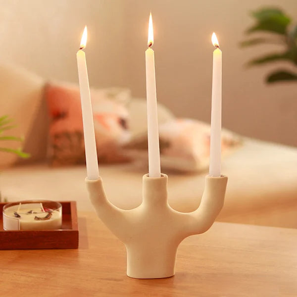 Triple Artistic Candle Holder