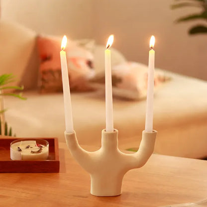 Triple Artistic Candle Holder