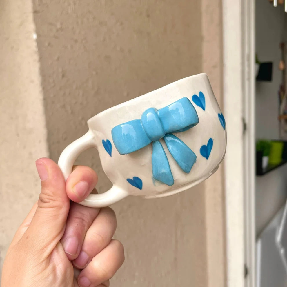 Blue Bow Cup